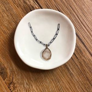 Rae Dunn Small Necklace Trinket Dish